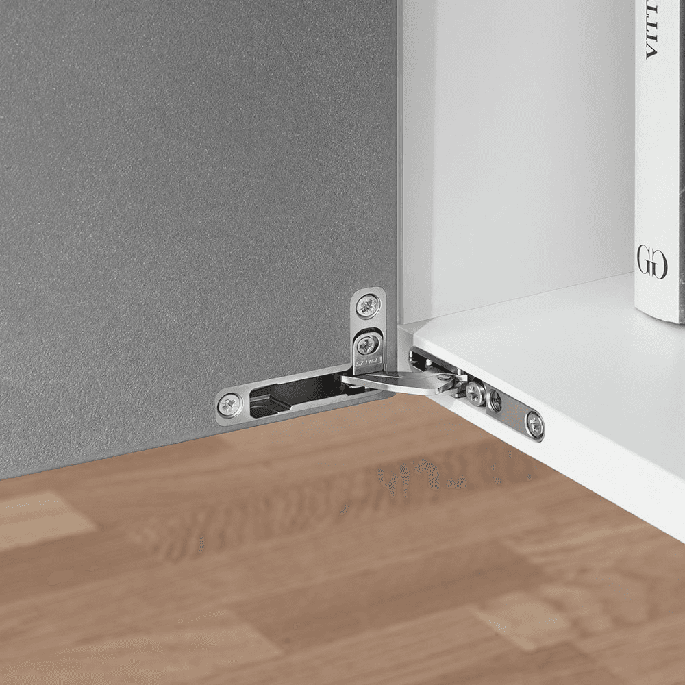 105&#730; Opening Integrated Soft-Closing Air Hinge, Nickel-Plated - Alt Image 1
