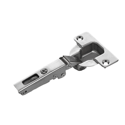 Series N 94° Opening Thick Door Hinge, 52mm Bore Pattern, Full Overlay Hinge, Soft-Closing, Screw-On, Titanium Alt 1 - Image