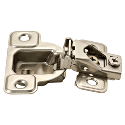 Excenthree S 106&#730; Opening Side-Mount Face Frame Hinge, 45mm Boring Pattern, Self-Closing, 3/4" Overlay, Screw-On - Main Image