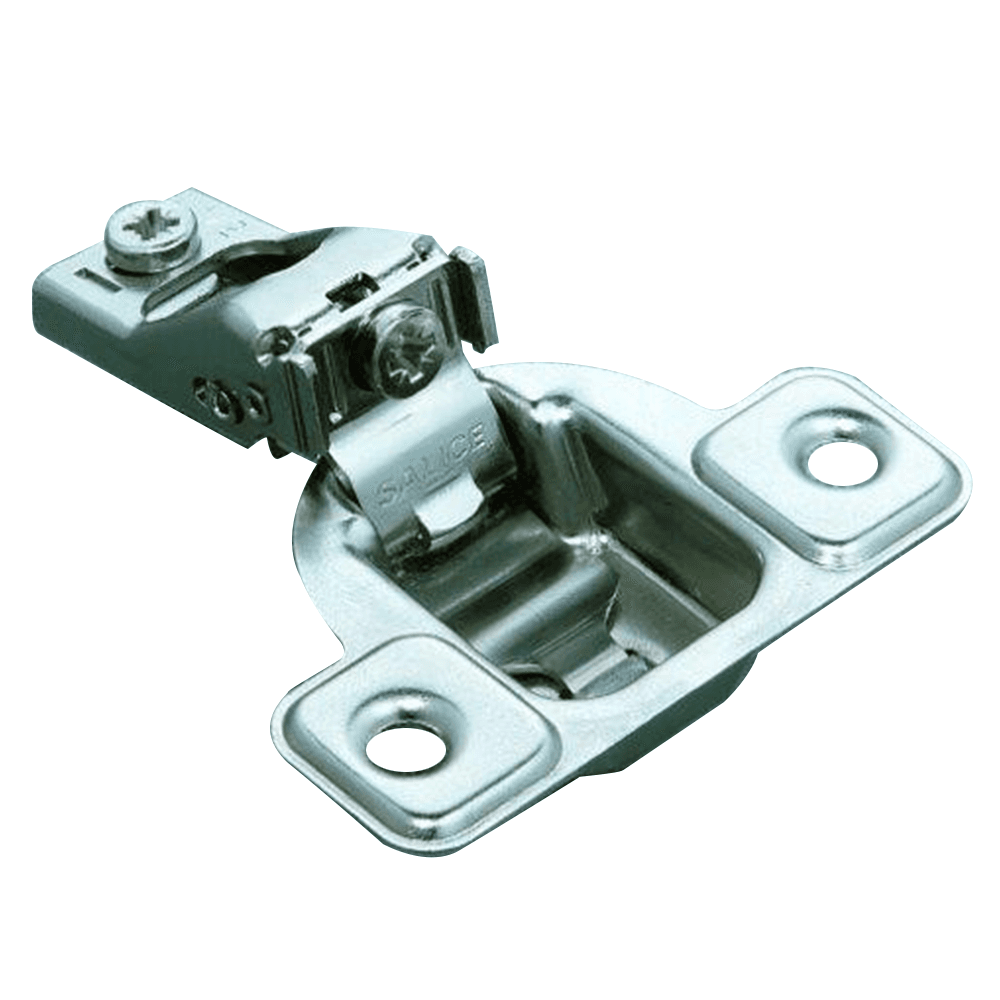 Excenthree S 106&#730; Opening Side-Mount Face Frame Hinge, 45mm Boring Pattern, Self-Closing, 5/8" Overlay, Screw-On - Main Image