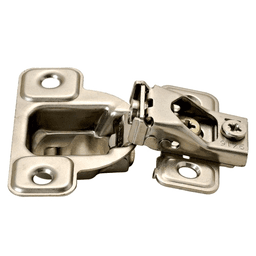 Excenthree S 106&#730; Opening Side-Mount Face Frame Hinge, 42mm Boring Pattern, Self-Closing, 1/2" Overlay, Dowelled - Main Image