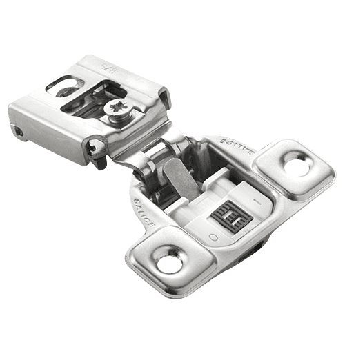 Excentra S 106&#730; Opening Wrap-Around Face Frame Hinge, 45mm Boring Pattern, Silentia Soft-Closing, 5/8" Overlay, Screw-On - Main Image