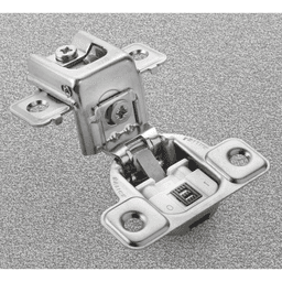 Series CU 106&#730; Opening Edge-Mount Face Frame Hinge, 45mm Boring Pattern, Soft-Closing, 1-5/16" Overlay, Screw-On - Main Image