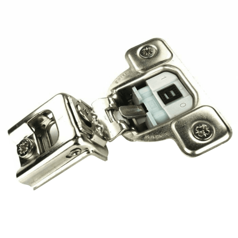 Excentra S 106&#730; Opening Wrap-Around Face Frame Hinge, 45mm Boring Pattern, Silentia Soft-Closing, 1/2" Overlay, Screw-On - Alt Image 1