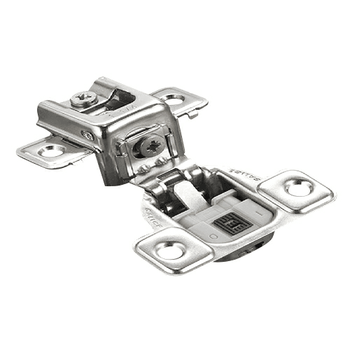 Series CU 106&#730; Opening Edge-Mount Face Frame Hinge, 45mm Boring Pattern, Soft-Closing, 1" Overlay, Dowelled - Main Image