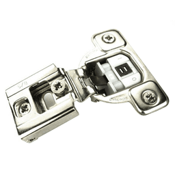 Series CU 106&#730; Opening Wrap-Around Face Frame Hinge, 45mm Boring Pattern, Soft-Closing, 5/8" Overlay, Dowelled - Main Image