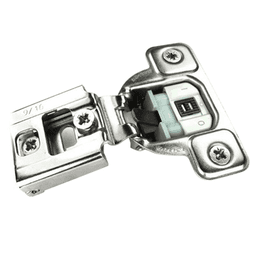 Series CU 106&#730; Opening Wrap-Around Face Frame Hinge, 45mm Boring Pattern, Soft-Closing, 9/16" Overlay, Dowelled - Main Image