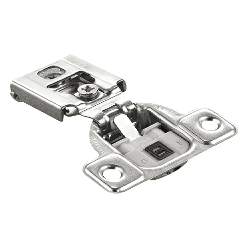 Series CU 106&#730; Opening Wrap-Around Face Frame Hinge, 45mm Boring Pattern, Soft-Closing, 1/2" Overlay, Dowelled - Main Image