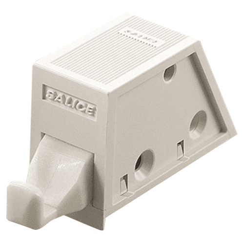 Push Latch with Lip, Beige - Main Image