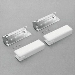 Wind Cover Cap and Bracket Set, White - Alt Image 1