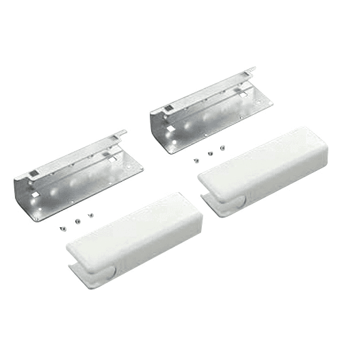 Wind Cover Cap and Bracket Set, White - Main Image