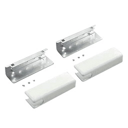 Wind Cover Cap and Bracket Set, White - Main Image