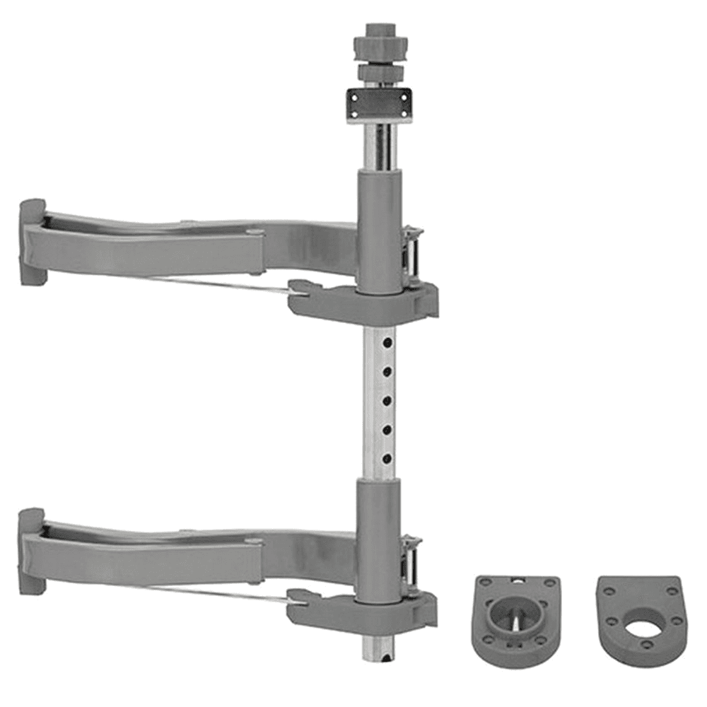 Right-Hand Fly Moon Soft-Close Mechanism for 21" Cabinet Opening, Gray - Alt Image 1