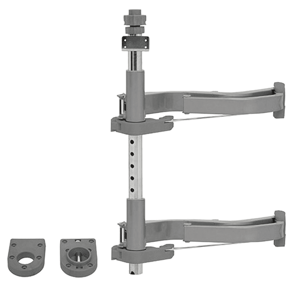 Right-Hand Fly Moon Soft-Close Mechanism for 21" Cabinet Opening, Gray - Main Image