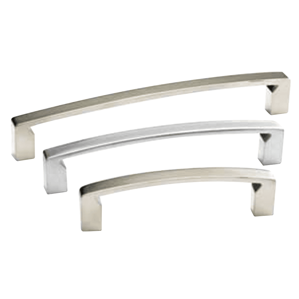 Modern and elegant 96mm Frankfort Bar Pull in Matte Chrome finish from Schaub & Co