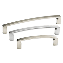 Modern and elegant 96mm Frankfort Bar Pull in Matte Chrome finish from Schaub & Co
