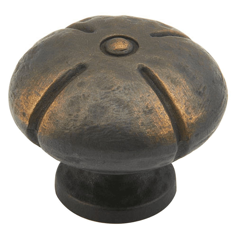 Ancient Bronze Siena Round Knob - Schaub & Co Hardware - 1-3/8"