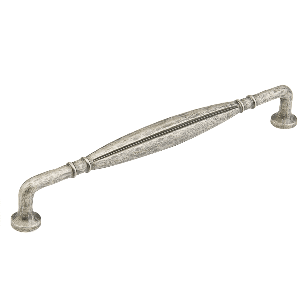 Schaub & Co 8" Siena Handle Pull, Vibra Nickel - Close Up Detail