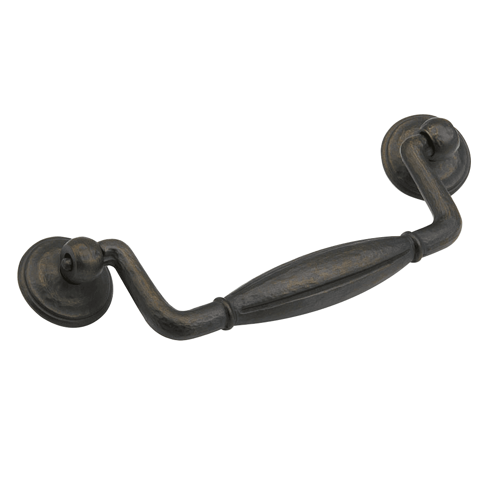 Ancient Bronze Siena Bail Pull from Schaub & Co's Siena Collection for Cabinets and Furniture