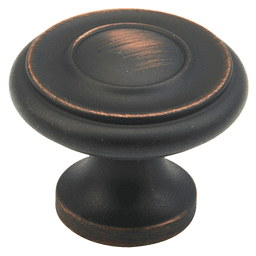 1-1/4" Round Knob with 7/8" Projection