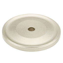Schaub & Co 1-1/2" Backplate Knob, Distressed Nickel - Image 1