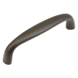 Schaub & Co Distressed Bronze Handle Pull - Traditional Design - 3" Size - Close Up