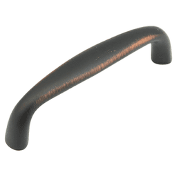 3" Traditional Cabinet Pull, Michelangelo Bronze Main - Image