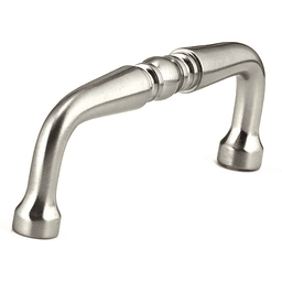 Distressed Nickel Cabinet Pull from Schaub & Co's Traditional Collection - 3" Wire Pull