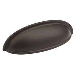 Oil-Rubbed Bronze Cup Pull by Schaub & Co - 3" Traditional Designs