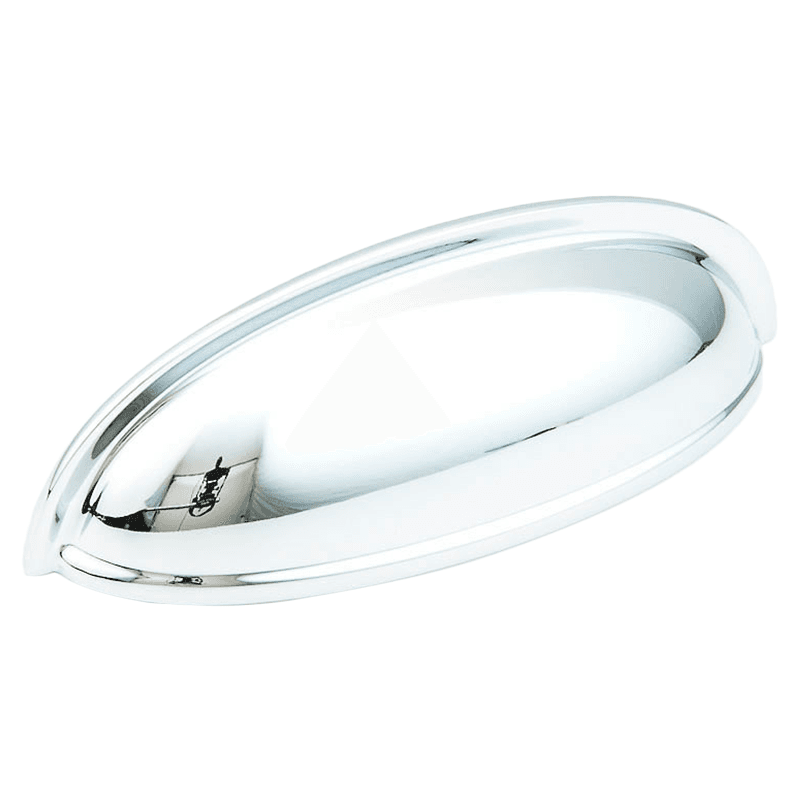 3" Traditional Cup Pull, Polished Chrome Main - Image