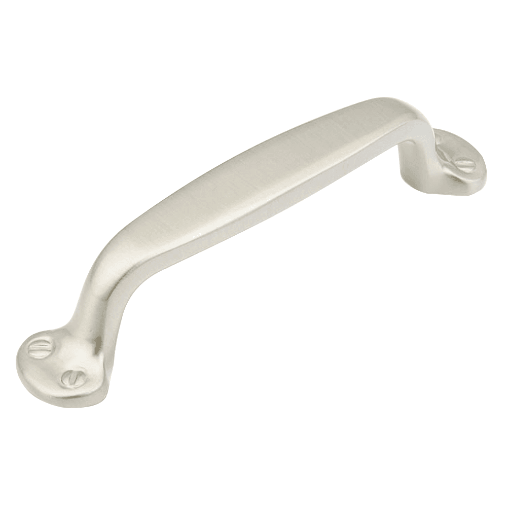 Schaub & Co 4" Country Handle Pull, Satin Nickel Image 1