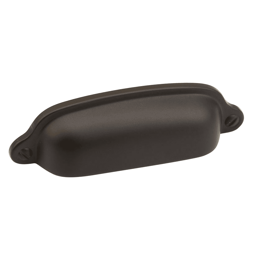 Elegant Oil-Rubbed Bronze Cup Pull from Schaub & Co's Traditional Collection