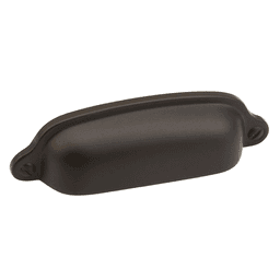 Elegant Oil-Rubbed Bronze Cup Pull from Schaub & Co's Traditional Collection