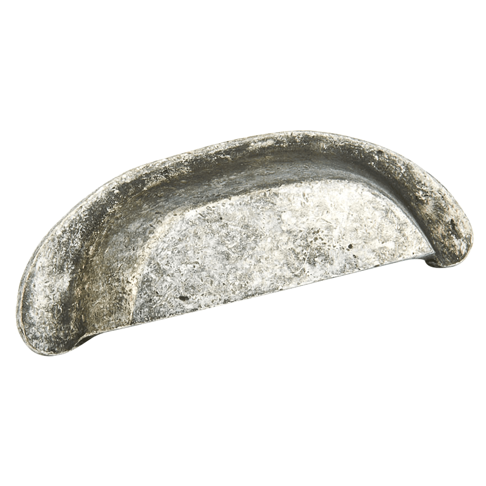 3-1/2" Artifex Cup Pull, Dark Pewter Main - Image