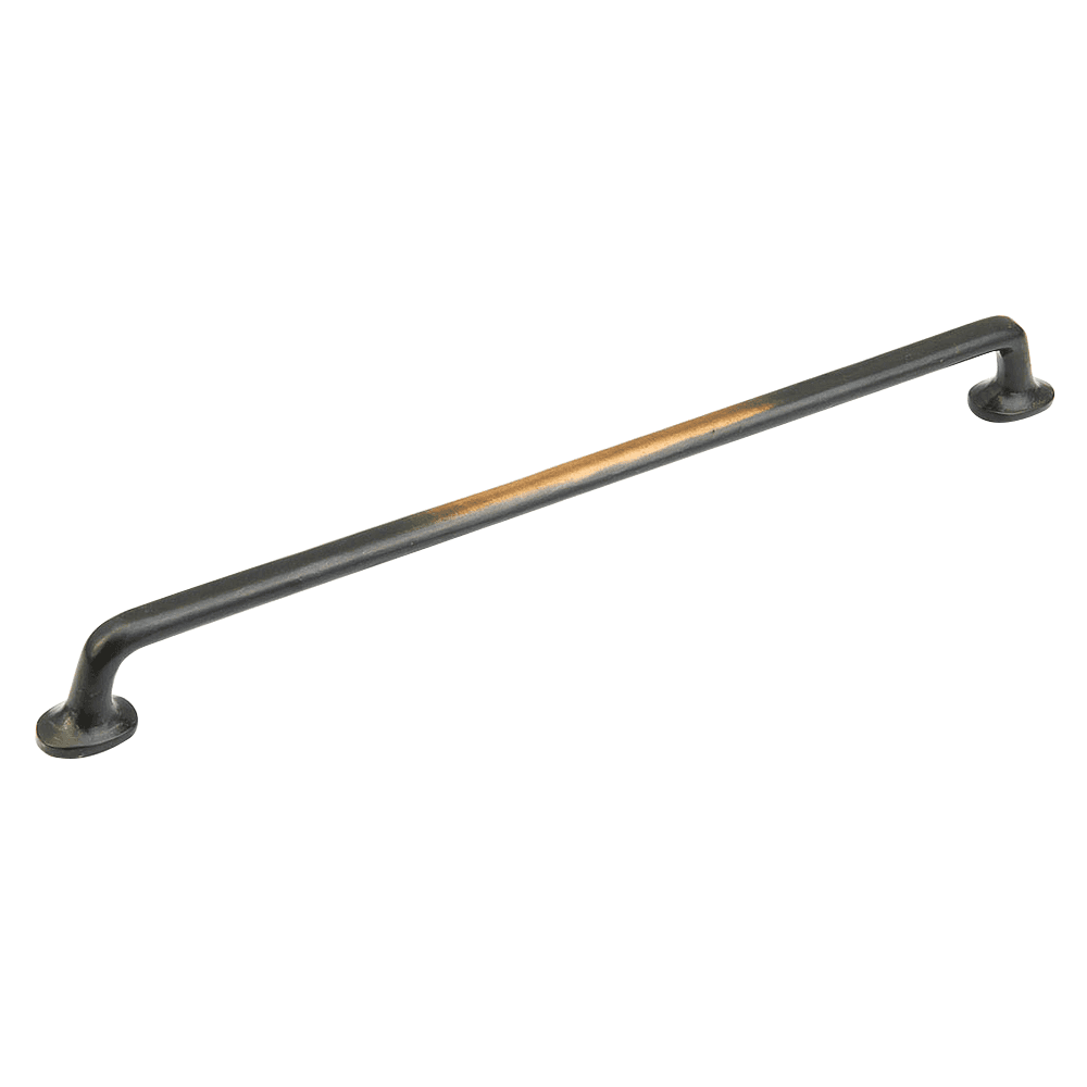 18" Cast Bronze Mountain Appliance Pull in Antique Bronze by Schaub & Co