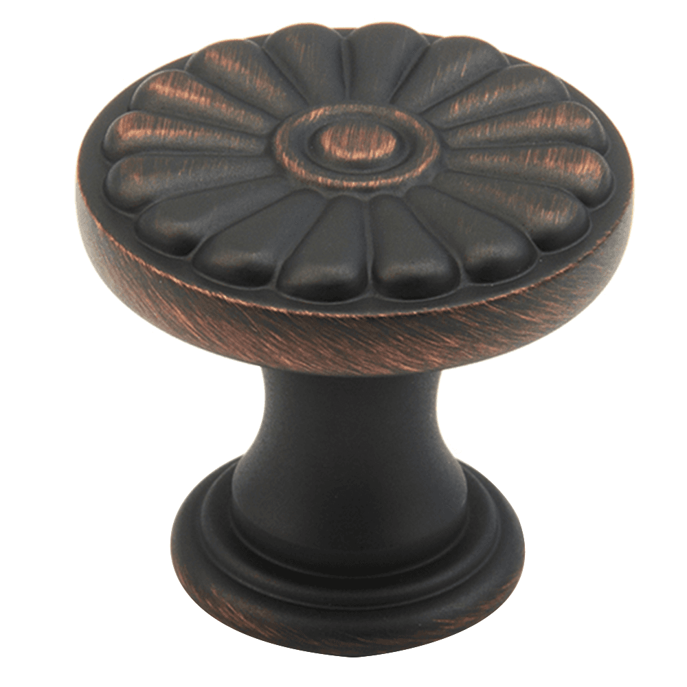 Mountain Round Knob with Michelangelo Bronze finish by Schaub & Co