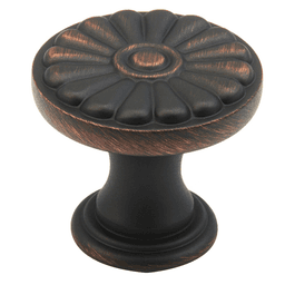 Mountain Round Knob with Michelangelo Bronze finish by Schaub & Co