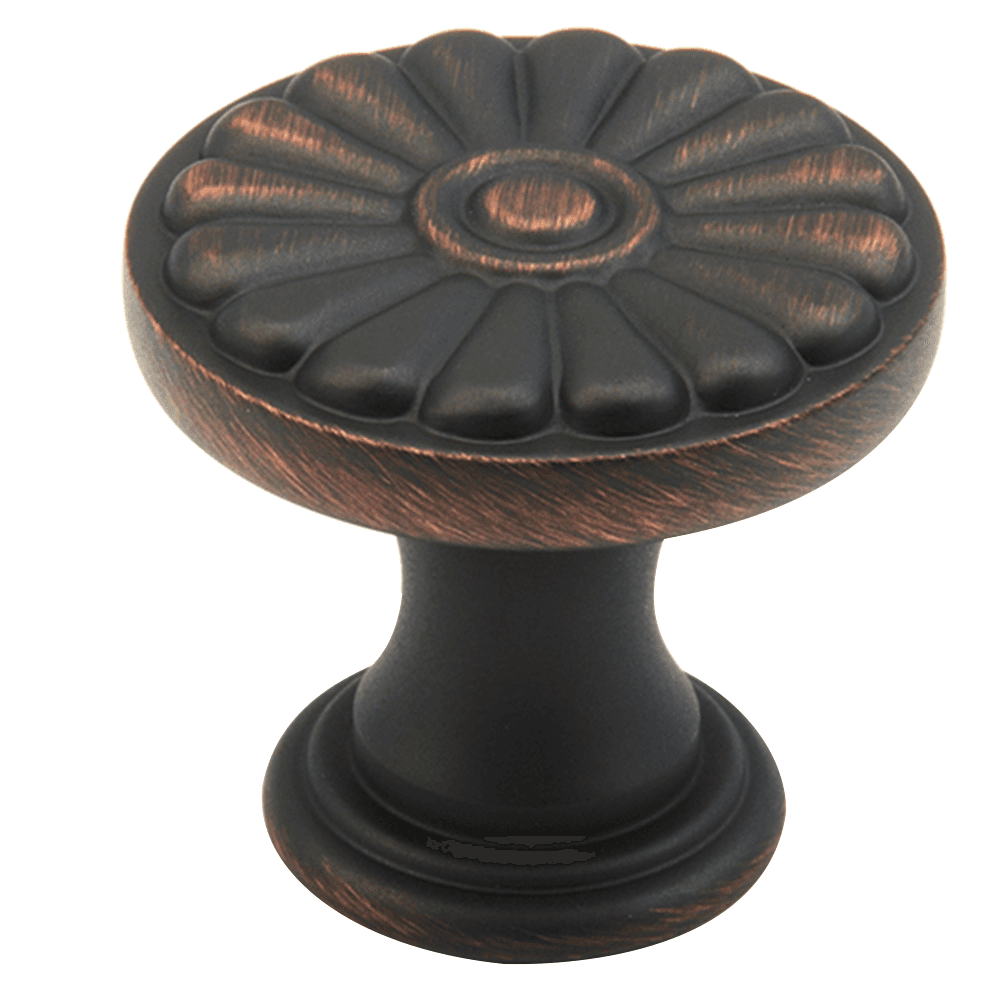 Schaub & Co 1-3/8" Mountain Round Knob in Polished Nickel - Front View