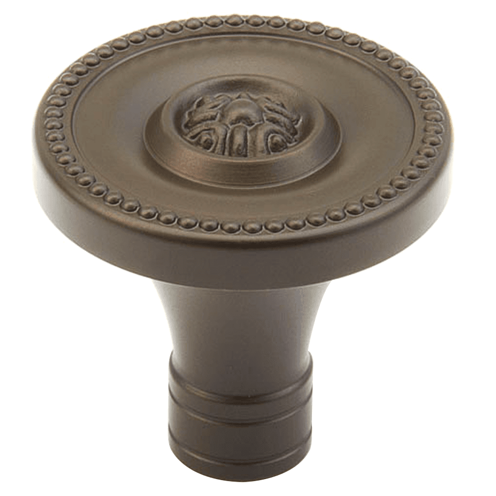 Modern and sophisticated Meridian Collection knob in oil-rubbed bronze