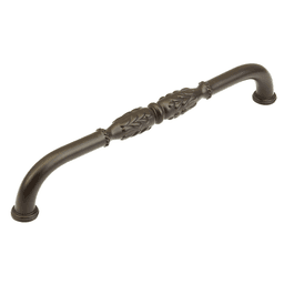 Schaub & Co Antique Light Brass Meridian Appliance Pull - Close Up View