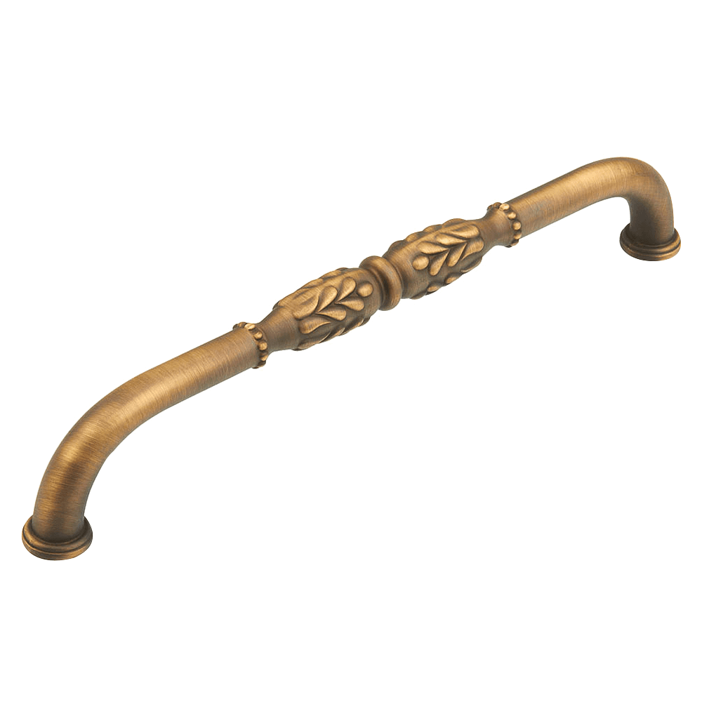 15" Meridian Appliance Pull in Antique Light Brass by Schaub & Co - Front View