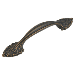 3-3/4" Corinthian Cabinet Pull, Ancient Bronze Main - Image