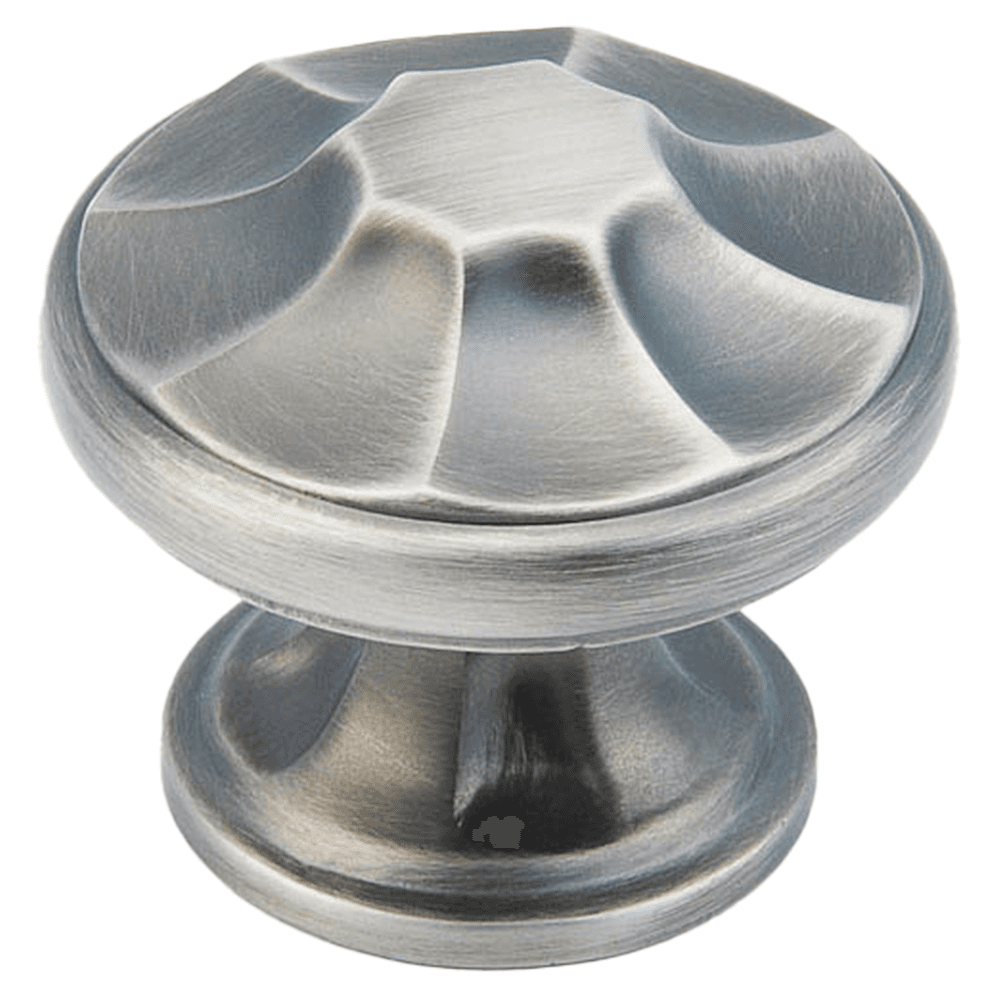 1-3/8" Empire Round Cabinet Knob, Antique Nickel Main - Image