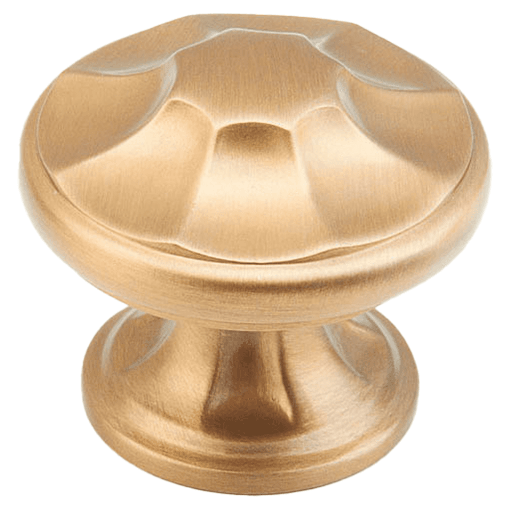 1-3/8" Empire Round Cabinet Knob, Brushed Bronze Main - Image