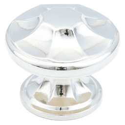 1-3/8" Empire Round Cabinet Knob, Polished Nickel Main - Image