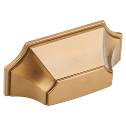 3" Empire Cup Pull, Brushed Bronze Main - Image