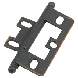 3" Non-Mortise Ball Tip Hinge, Michelangelo Bronze Main - Image