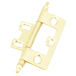 3-5/8" Non-Mortise Ball Tip Hinge, Polished Brass Main - Image