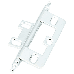 3-5/8" Non-Mortise Ball Tip Hinge, Polished Chrome Main - Image