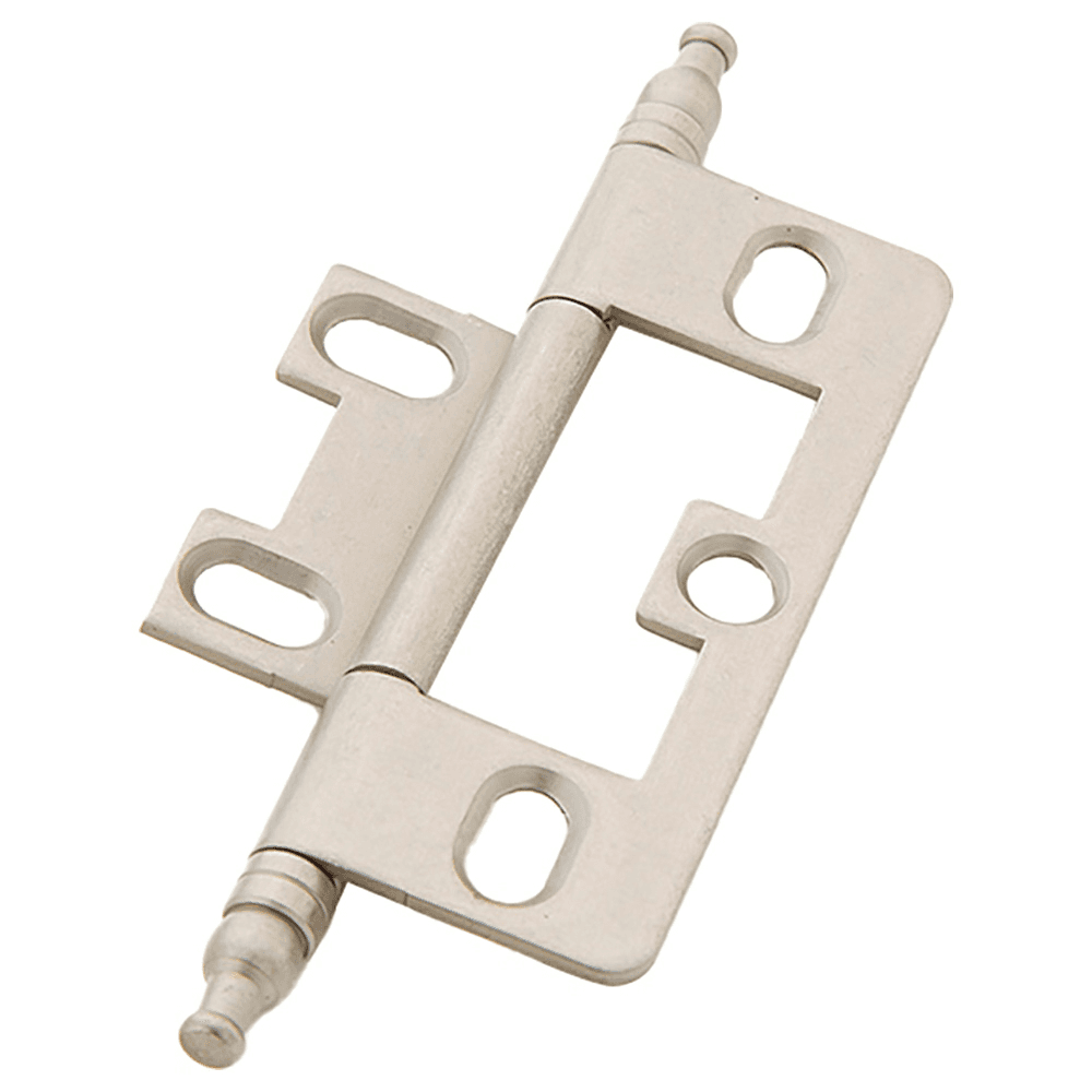 3-5/8" Non-Mortise Ball Tip Hinge, Distressed Nickel Main - Image